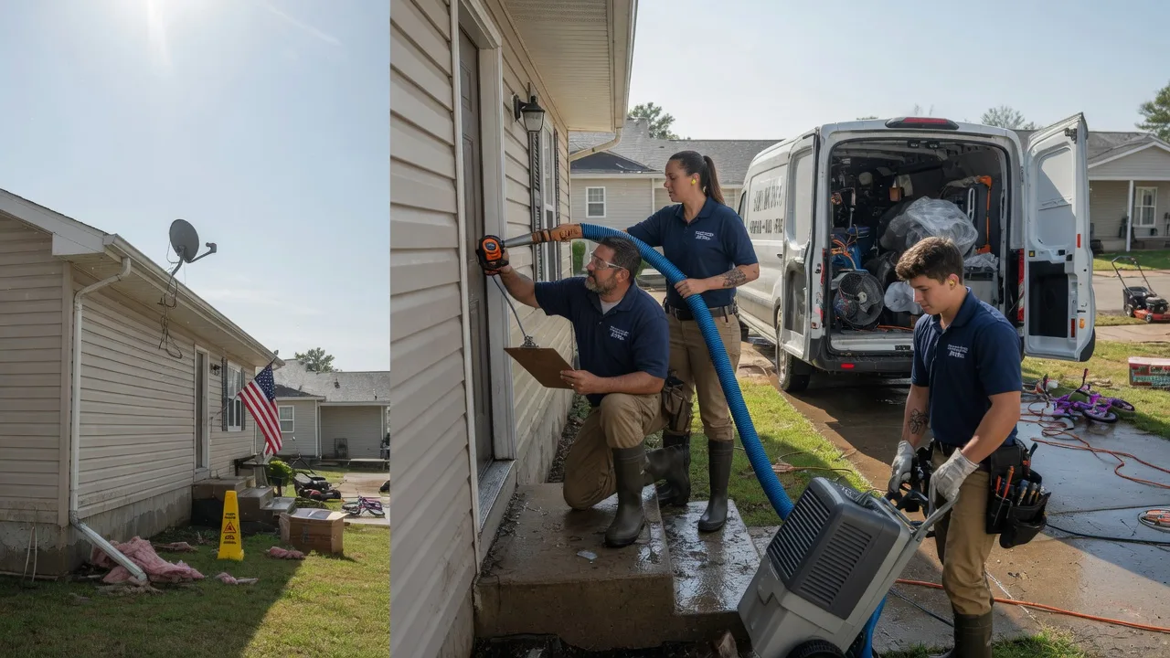 Ceiling Water Damage Restoration in Otway, OH near me